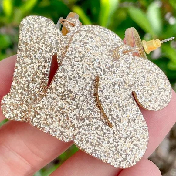 Number 21 Earrings - Picture 2 of 2